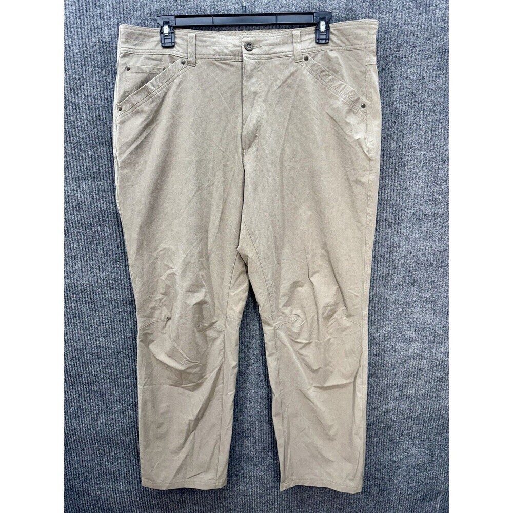 Killik Ripstop Pants Mens 42 Khaki Beige Outdoor Hiking Cargo Lightweight EUC